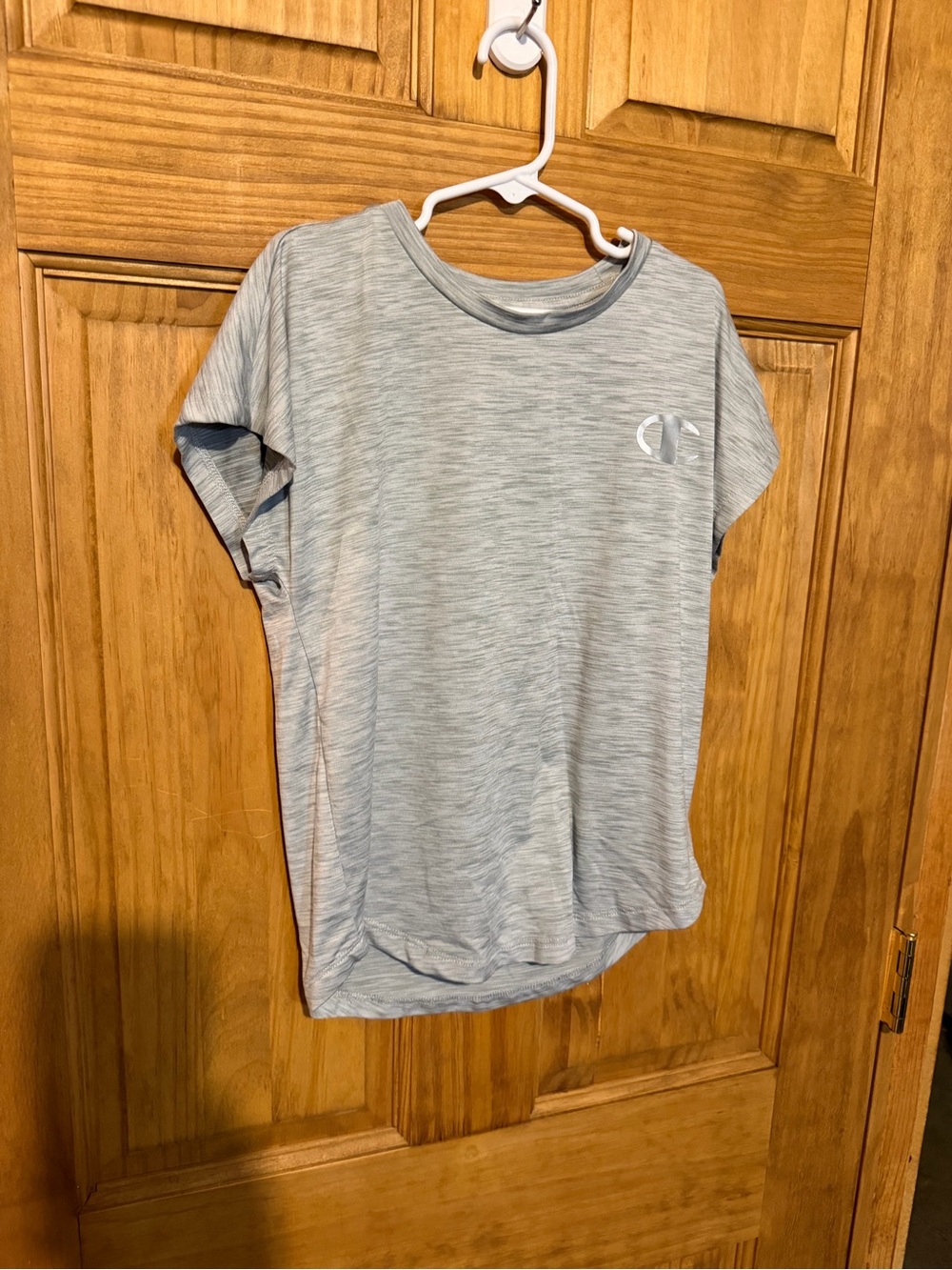 Champion Light Heather Gray Short Sleeve Tee